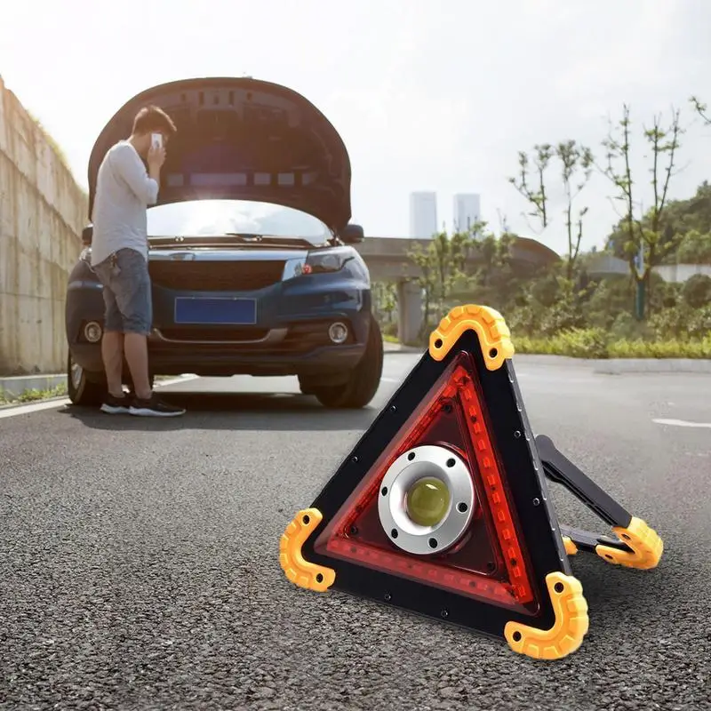 Car Warning Tripod Light With 4 Light Modes Safety LED warning Signal Light Car Emergency Light For Accident Vehicle Camping