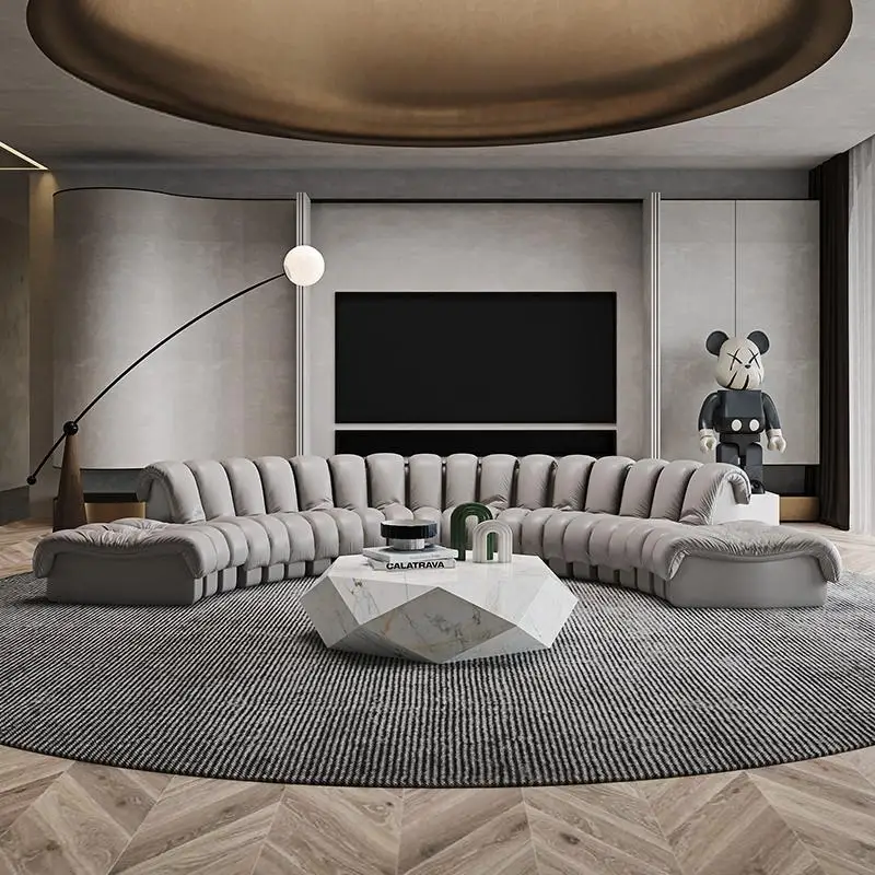 Geometric Marble Coffee Table, Nordic Minimalist Design for Any Space, Heat & Scratch Resistant, Artistic, Customizable