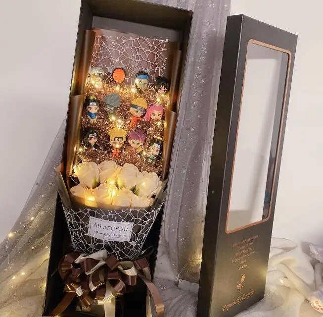 Handmade Action toy Bouquet With Box Graduation Birthday child Gift