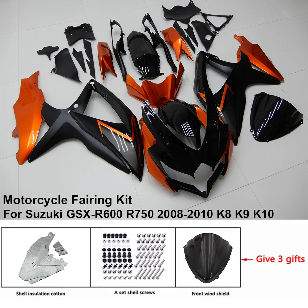 

Motorcycle Fairing Set Body Kit Plastic For Suzuki GSX-R600 R750 2008-2010 K8 K9 K10 Accessories Injection Bodywork S0608-114a