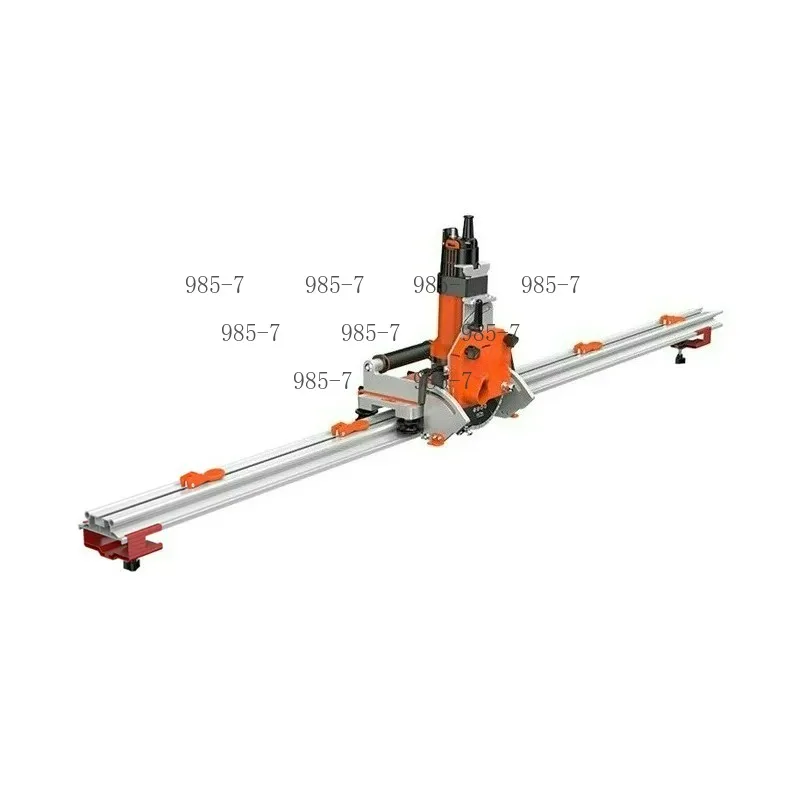 High Precision Track Push Pull Cutter, Electric Tile Cutting Machine for Straight Cutting & Chamfering Thin Large Rock Slab