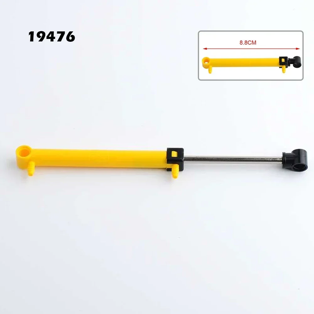 MOC Pneumatische Teile Schlauch Luftpumpe Tank Schubstange Putter Schalter Zylinder Air Power Ziegel Legoeds-Kompatibel Baustein