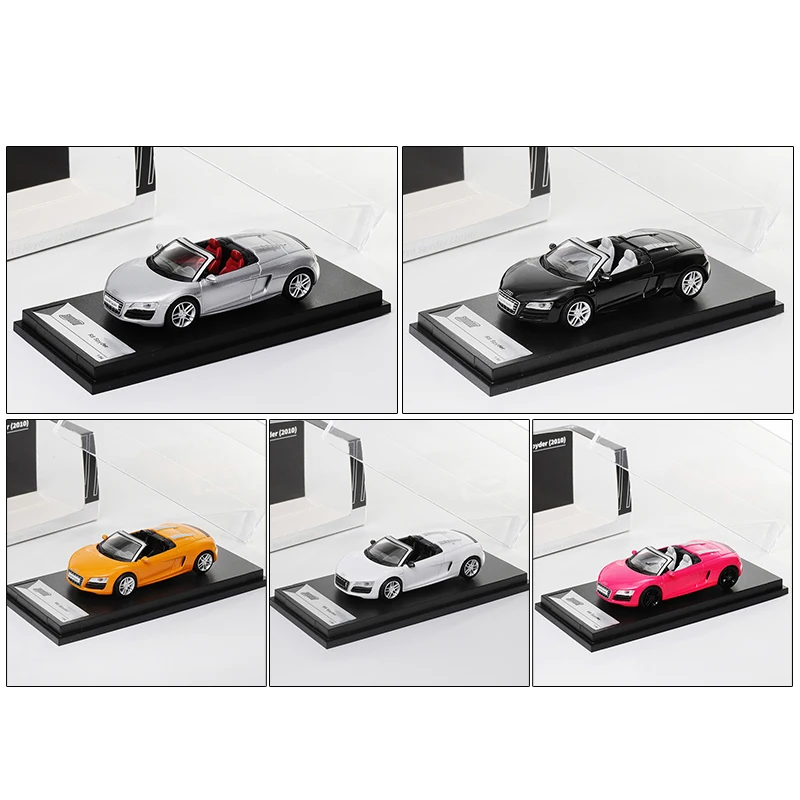 1:64 Shadow Audi AudiR8 GCD Simulation Alloy Car Model Finished Product Static Collection Ornament - view 4