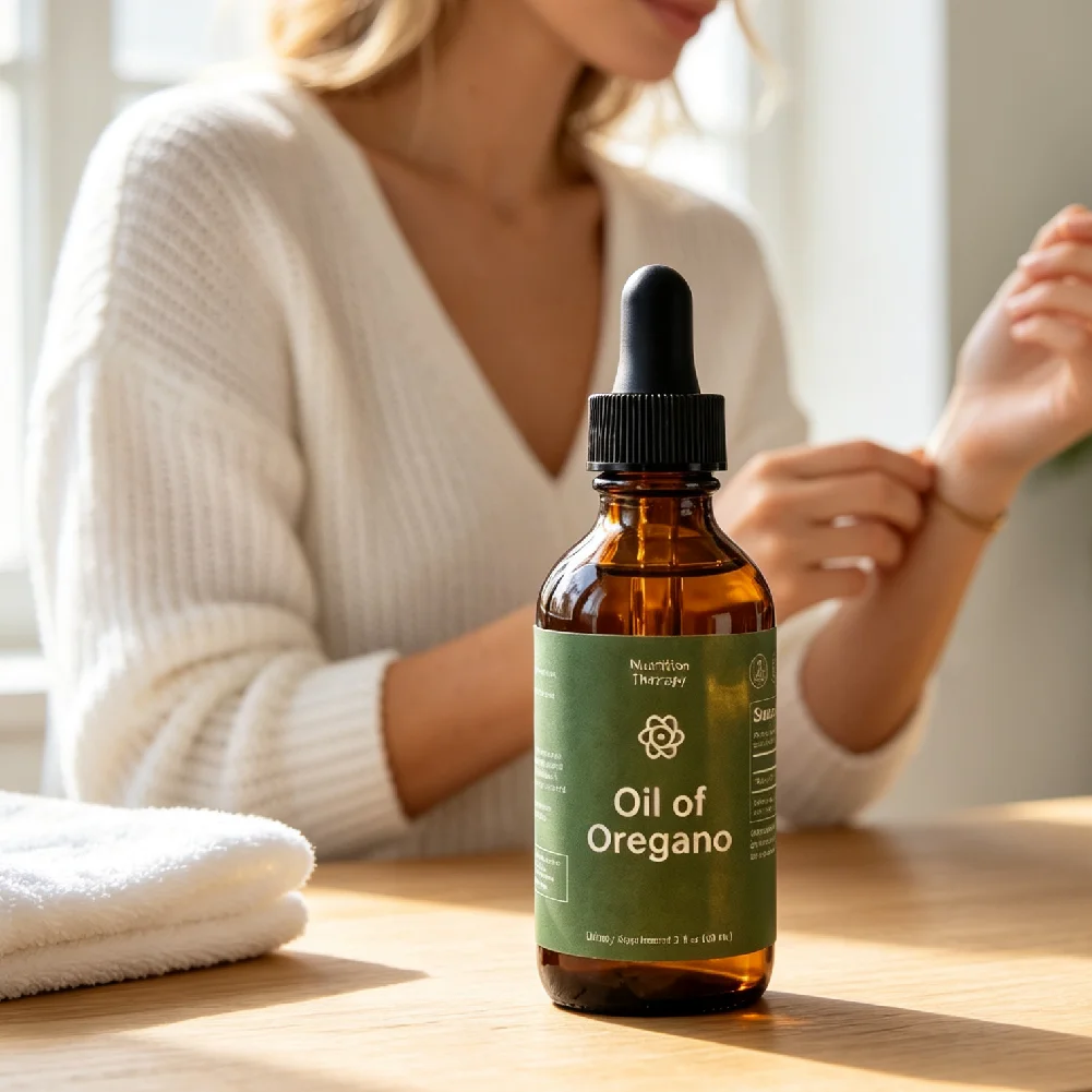 Body Care Drops Anti Oxygen Essence 60ml Rich Olive Oil Oregano Oil Essence to Promote Digestion and Tighten Skin Body Care