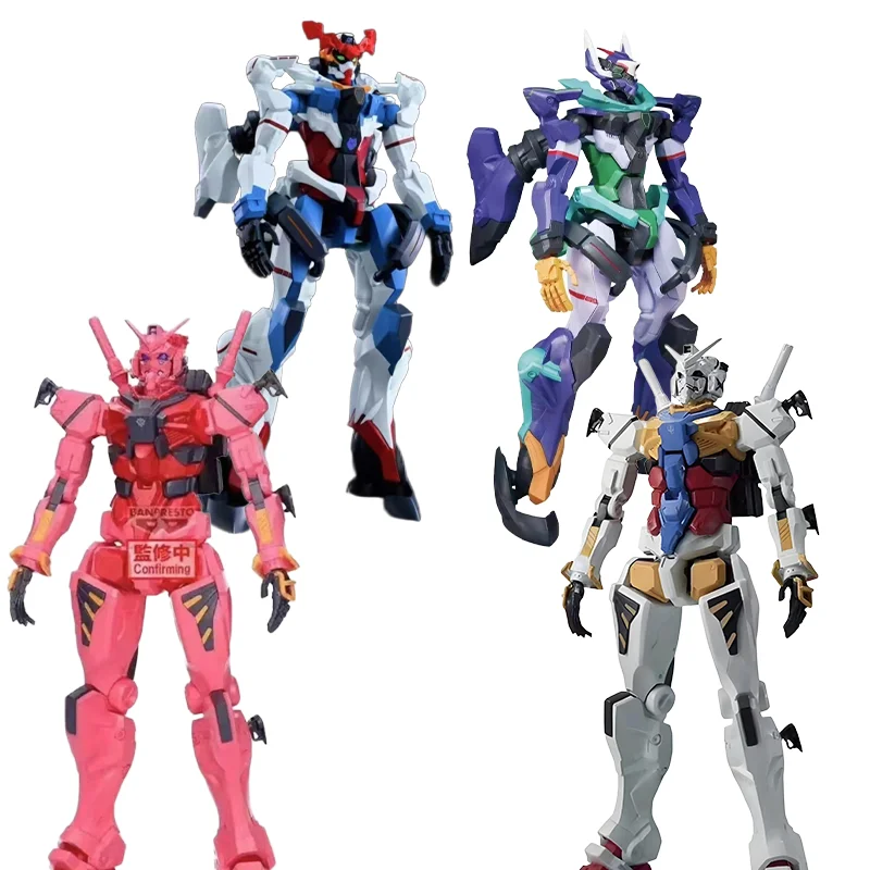 

Оригинальный Bandai Namco Banpresto Gundam Gquuuux Four Styles Red White Purple G Quarks ПВХ Коллекционная аниме-фигурка Модель игрушки в подарок