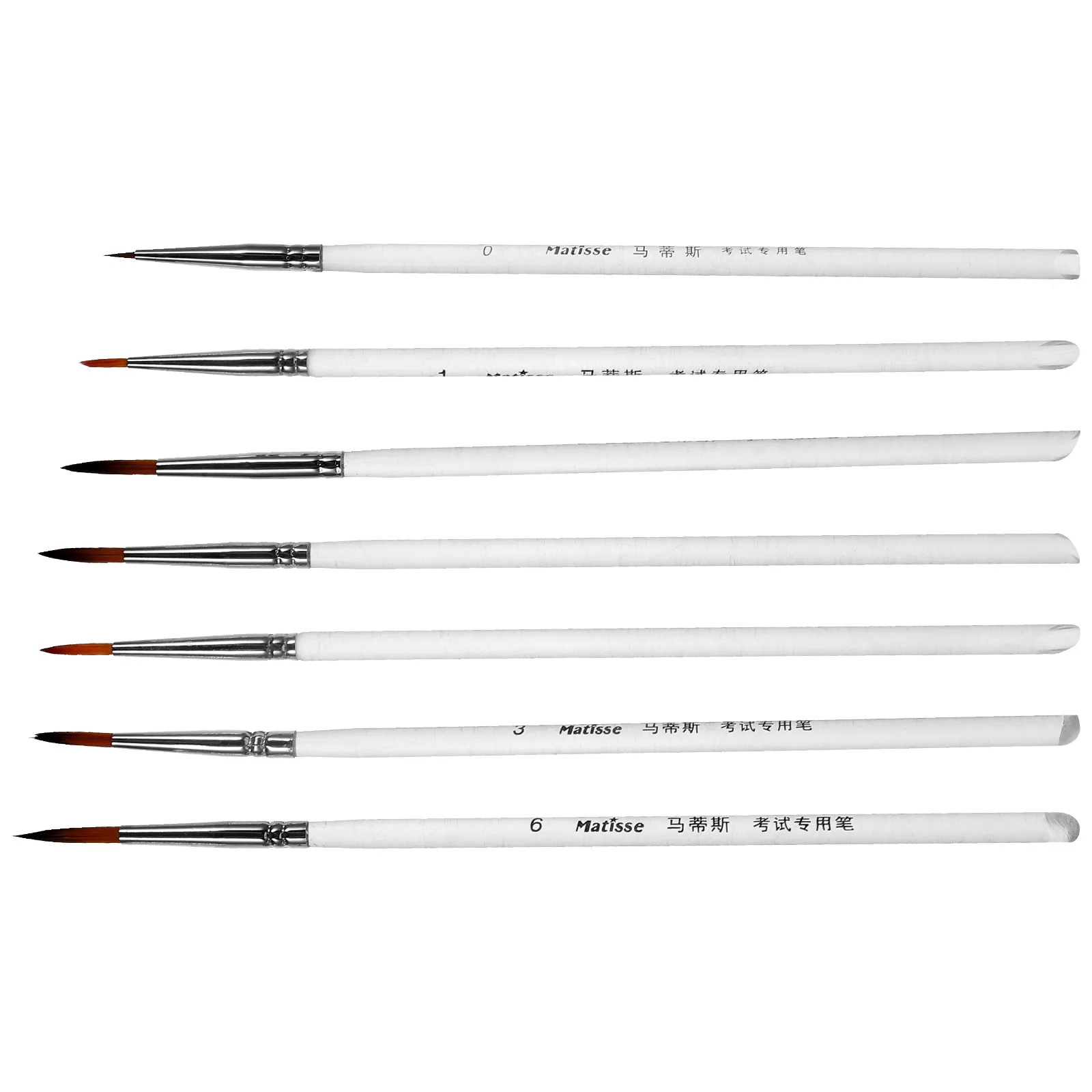 

11pcs Painting Brush Set 0-6 Size Nylon Hair Watercolor Brushes Acrylic Oil Art Supplies Portable Gifts Painters