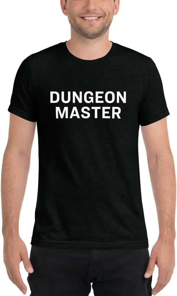 تي شيرت Dungeon Master للجنسين، تي شيرت DM، تي شيرت RPG