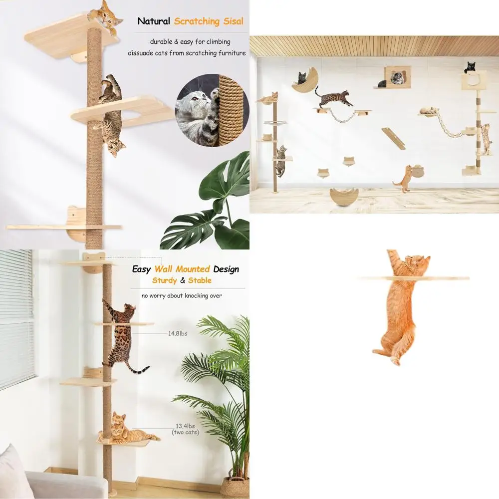 Indoor Cat Wall-Mou…