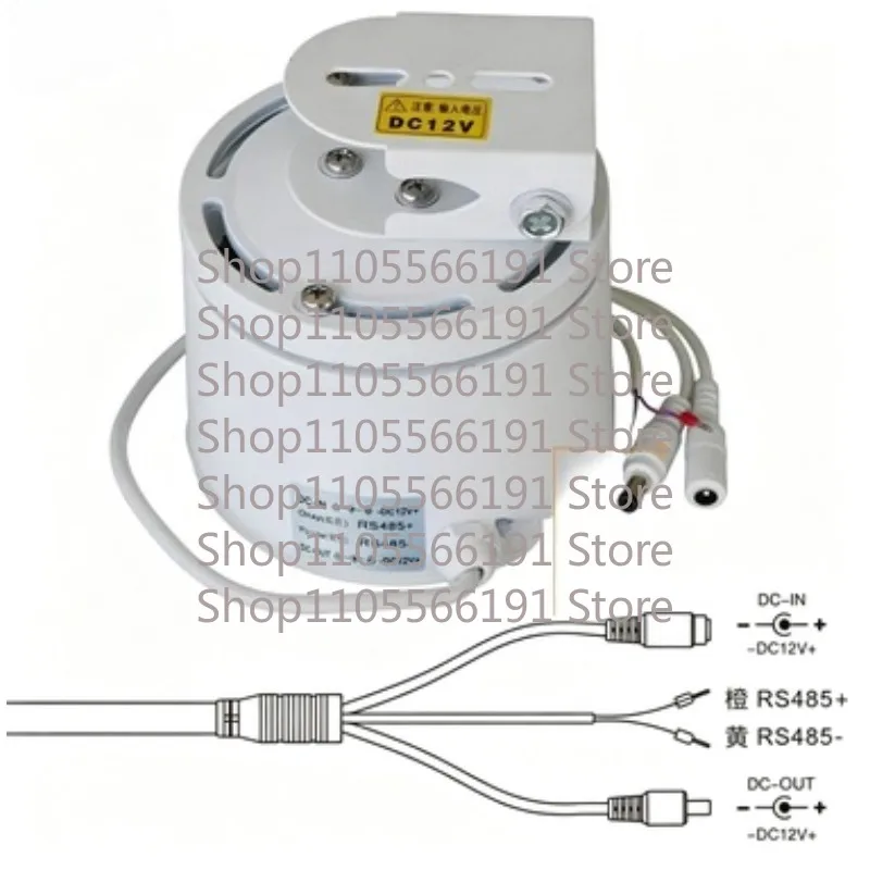 Outdoor Waterproof PTZ Camera Mount with 485 Decoder - Pan Tilt Rotation Head & Bracket for CCTV Security
