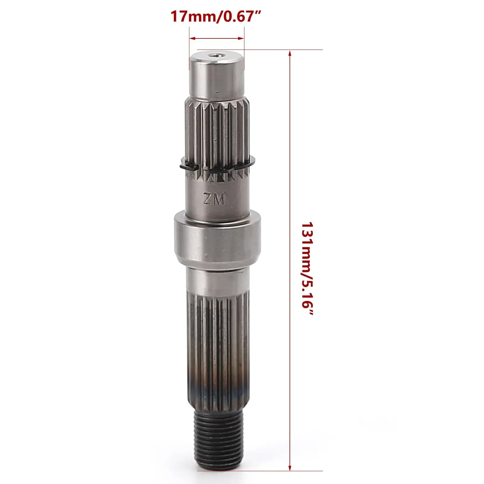 GY6 150CC Rear Long Output Shaft Compatible with Chinese GY6 4-stroken 152QMI 157QMJ Engine