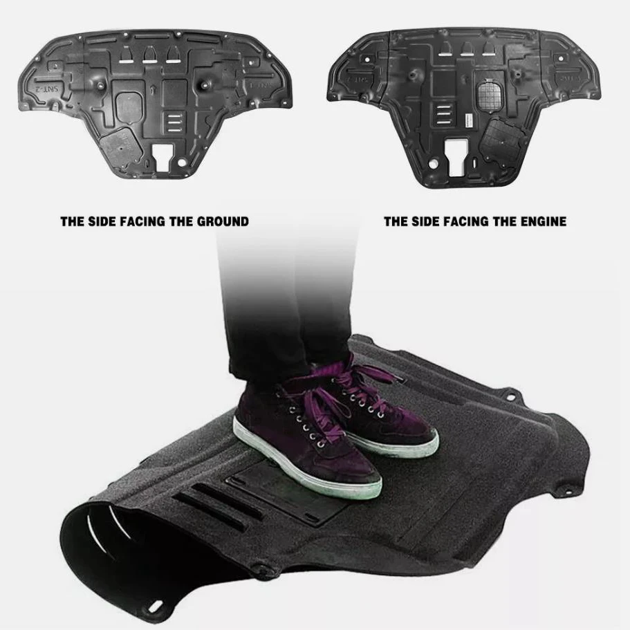 1 قطعة محرك السيارة الأمامي الجديد تحت غطاء سبلاش الدروع دائم لشركة هيونداي سوناتا 2020-2023 عالية الجودة اكسسوارات السيارات درابزين