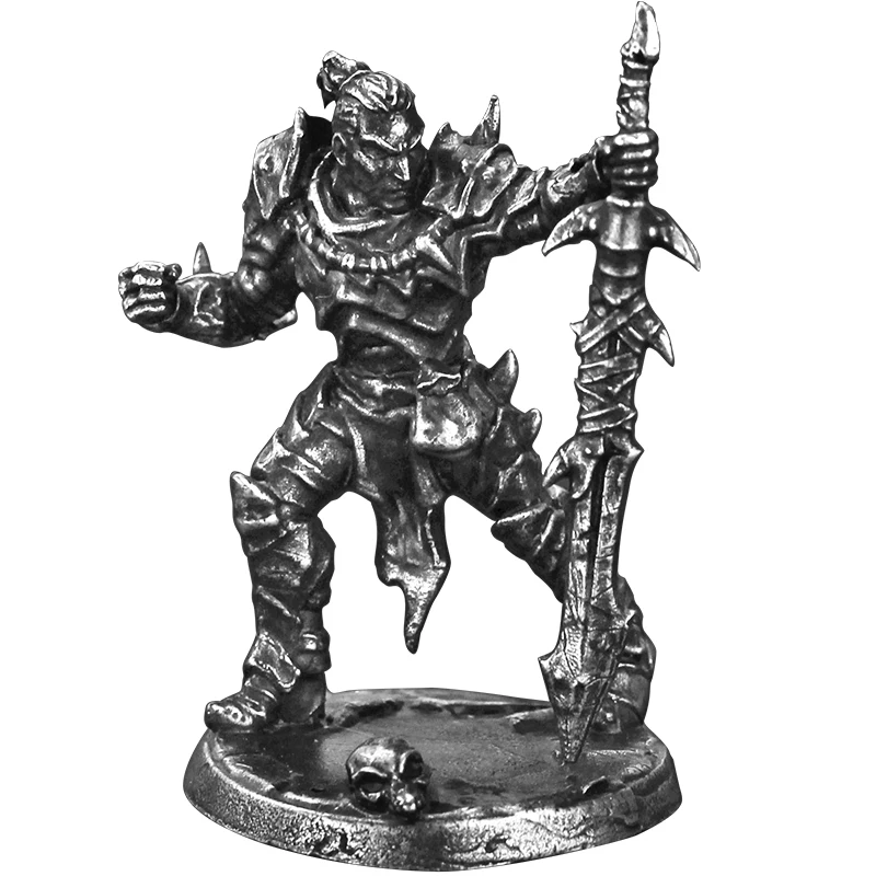 Metal Hell Survivor Soldier Action Figure - Desktop Miniature Ornament Creative Board Game Piece Collectible Model Toy for Boys