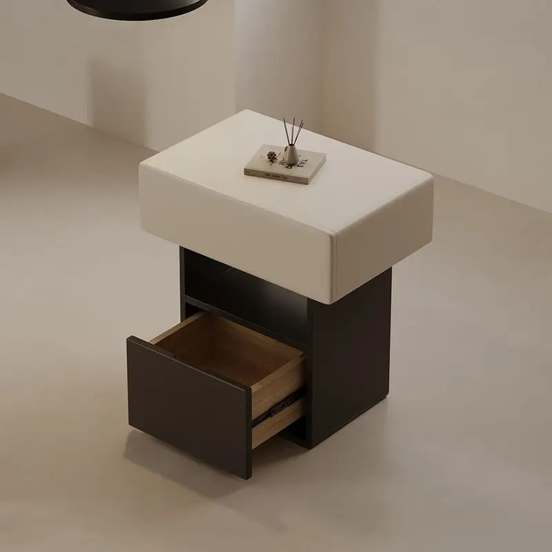 Italian bedside table ins wind new household floor-mounted installation-free extremely narrow bedside table simple bedside table