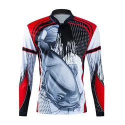 Fishing Clothing For Men Summer Breathable Dry Sun UV Protection Sportswear Man Outdoor Sunscreen jacket Fishing Shirts