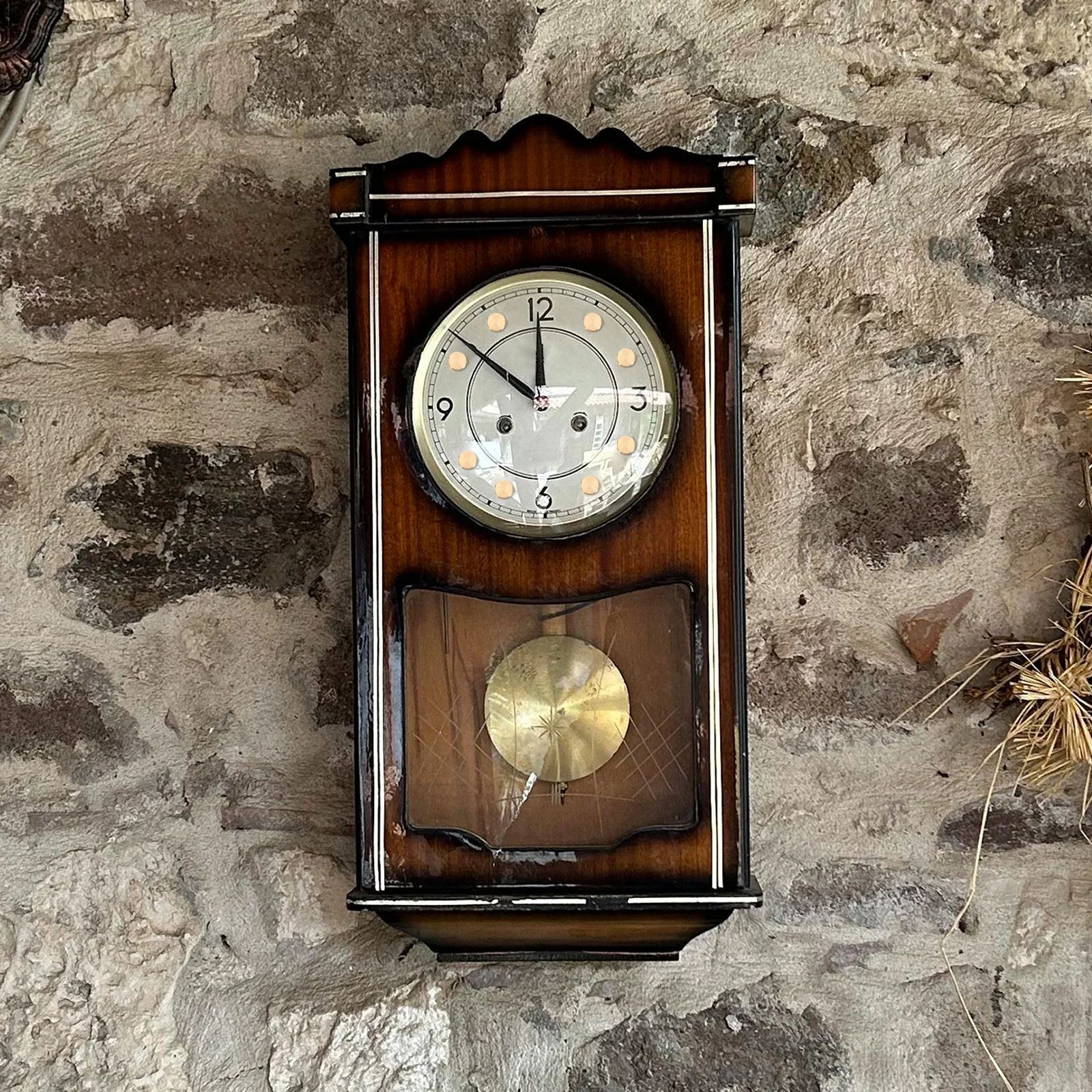 

20Pcs DIY Clock Kit Brass Silent Mechanism Minimalist Design Wall Clock Parts for Living Room Kitchen Decoration