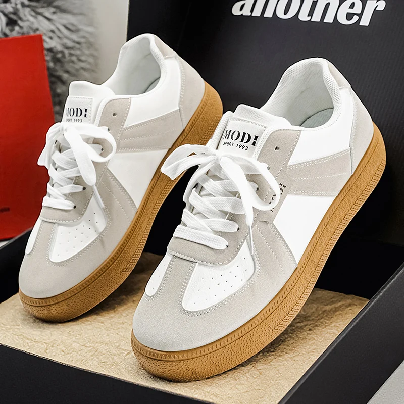 Luxury Designer Brand Women's Shoes 2026 Spring New Flat Casual Shoes PU Leather Breathable Fabric Comfortable Fashion Sneakers