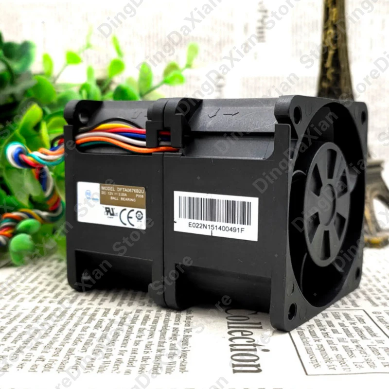D 1PCS For AVC DFTA0676B2U | 12V 3.0A | 6CM | Supercharged Violent High Speed Cooling Fan