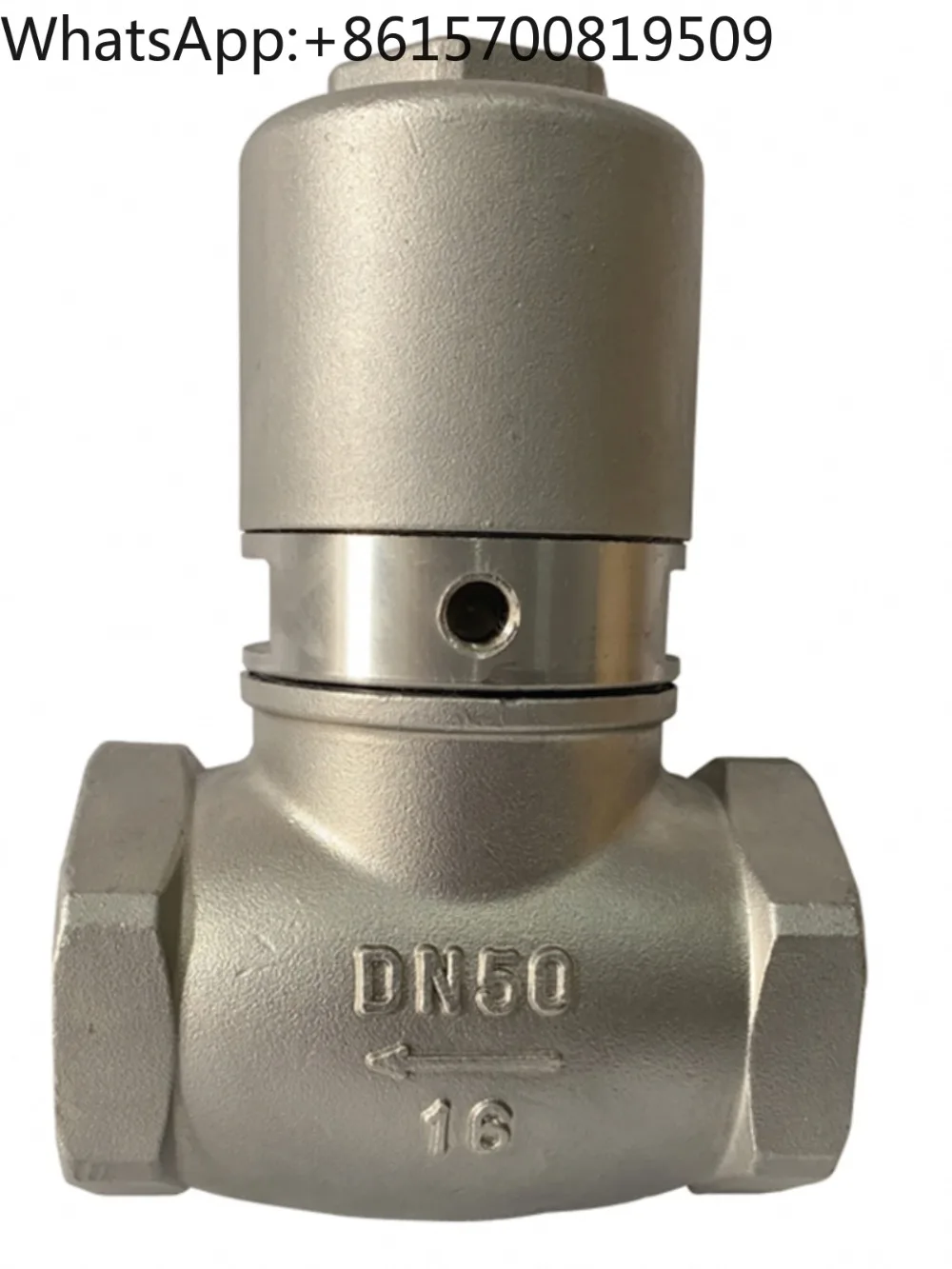 Pneumatic cut-off valve stainless steel automatic switch for increased flow sprinkler truck DN50