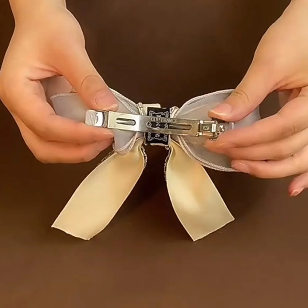 

Hairpin Bow Barrettes for Knot Clip Bows Accessories Clips Accessory Women