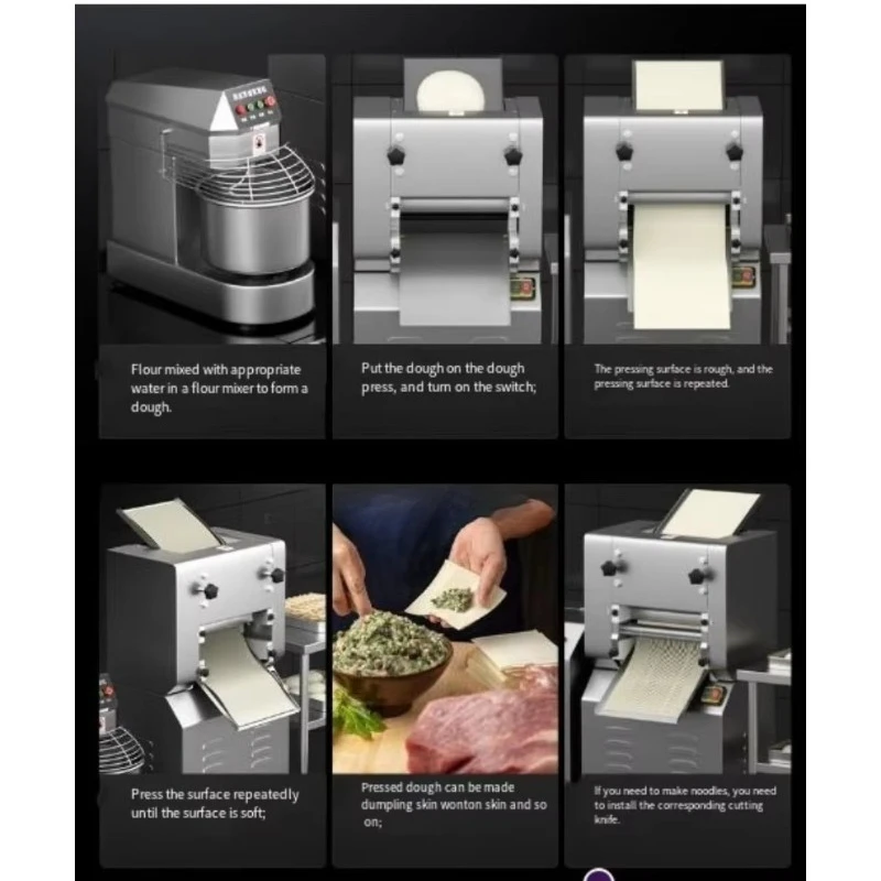 High Efficiency Customized Industrial Dough Kneading Machine Commercial Dough Mixer Mini Bakery Use Easy Operation