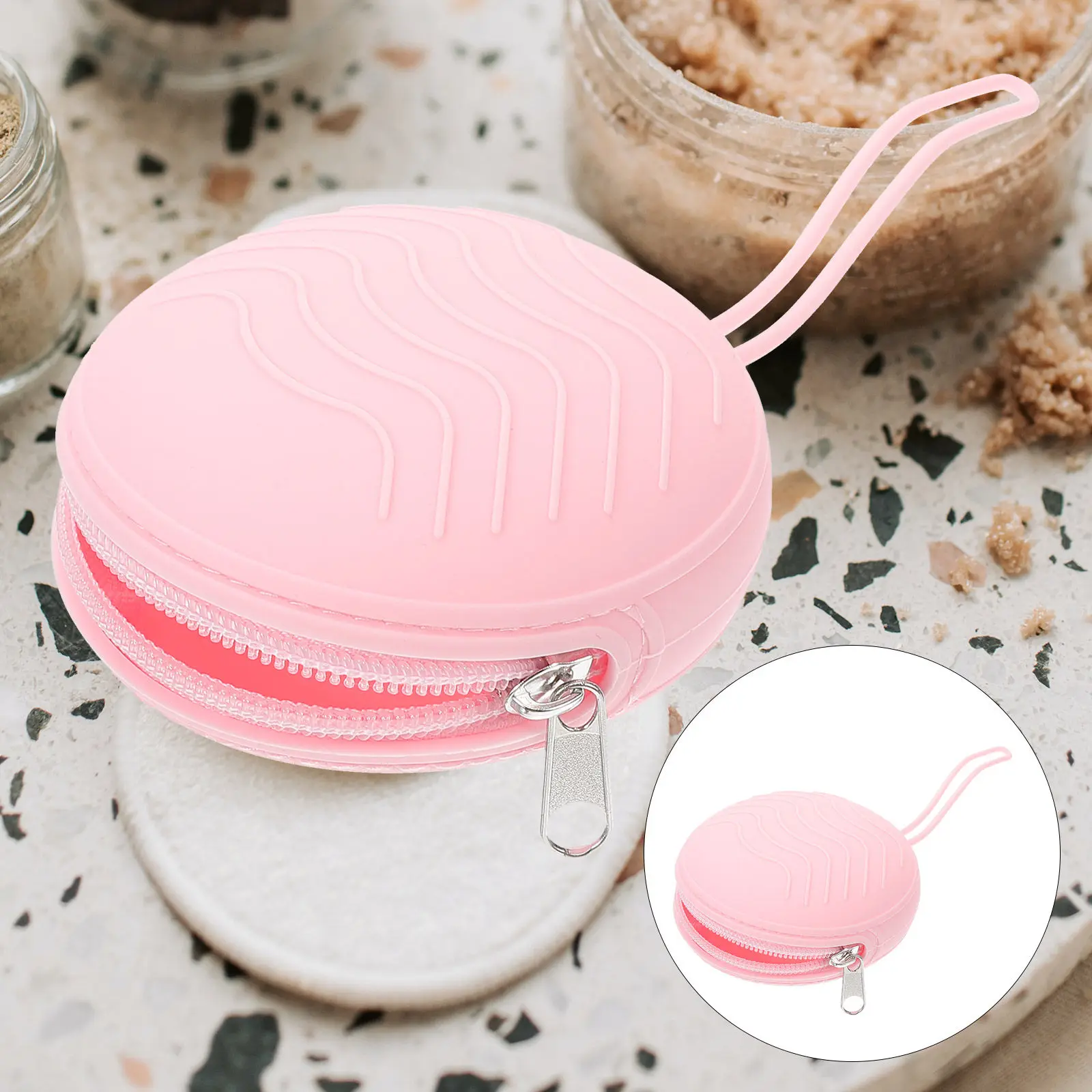 

Silicone Menstrual Cup Storage Box Compact Reusable Period Cup Carrier for Office Outdoor Travel Handbag Purse Backpack