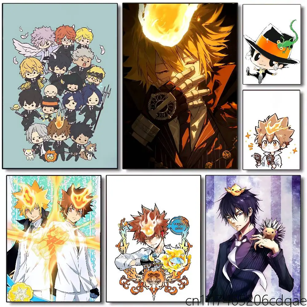 Anime Hitman R-Reborn Frameles Canvas Paint Decorative Art Printing Poster Image Home Living Room Bedroom Decoration Paint
