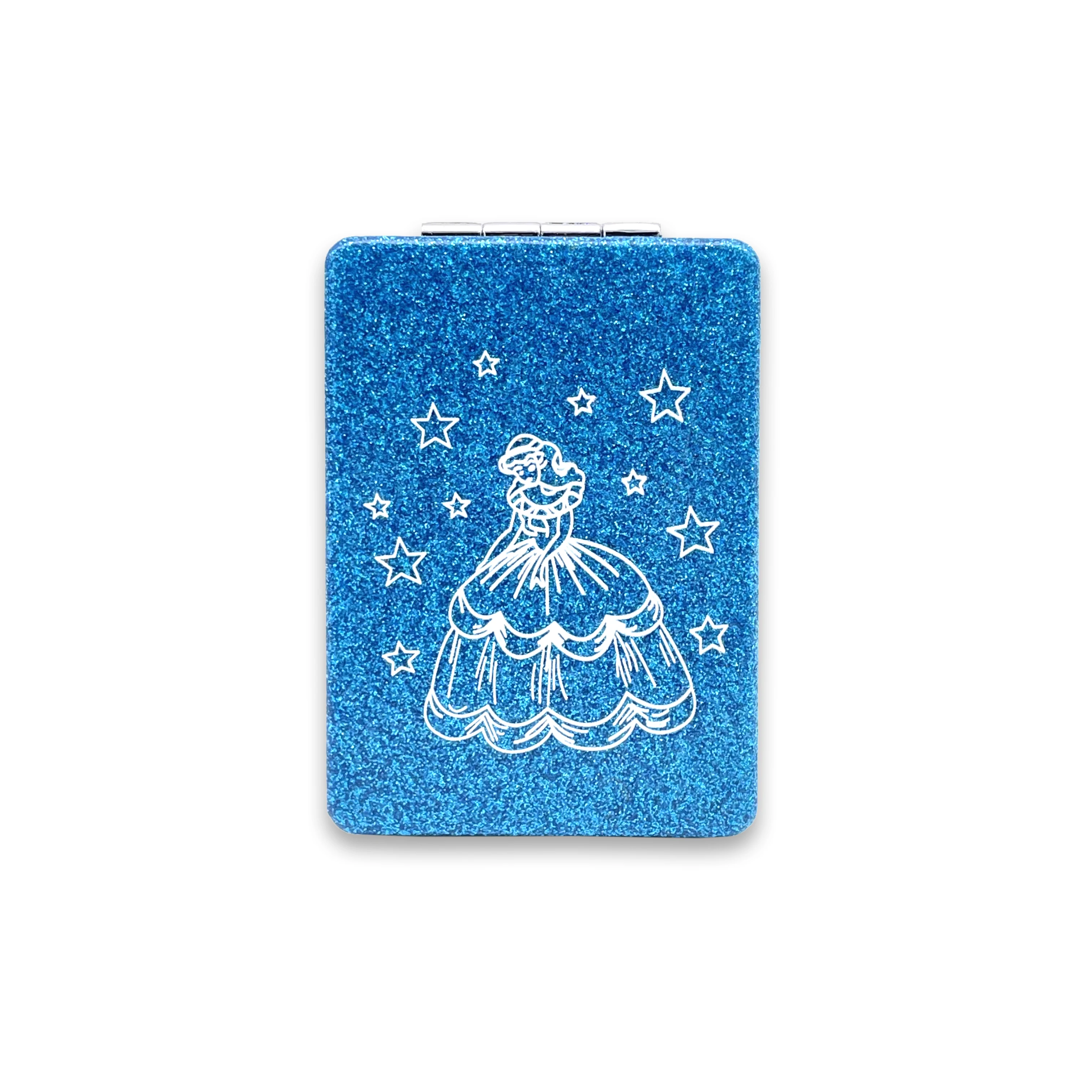 

Sweet 15 Quinceanera Compact Mirror Square Glitter Pu Leather Makeup Mirror Recuerdos De Mis Años Birthday Party Favors for Girl