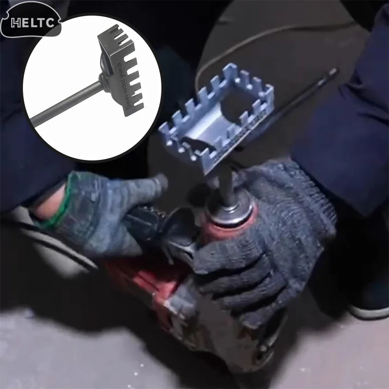 

Steel Square Drill Hole Cutter Opener Electric Hammer Hole Expansion Plumber Electrician Wall Slotting Installation Socket Tool