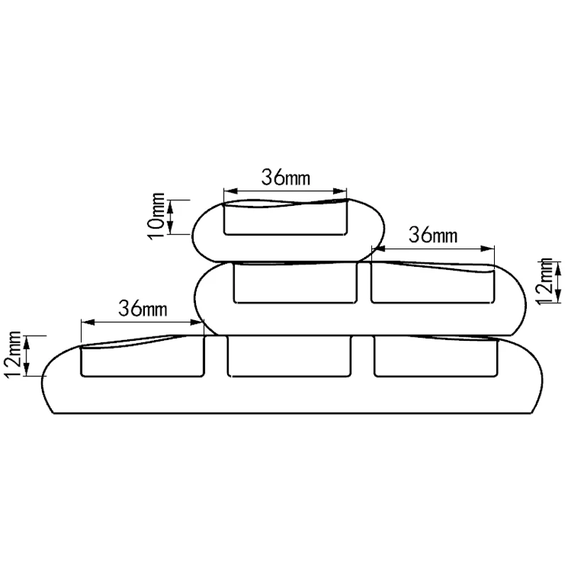 Silicone Mold for Concrete Candlestick Cobblestone Shape Candle combination mold Silicone Multi - cavity candle holder molds