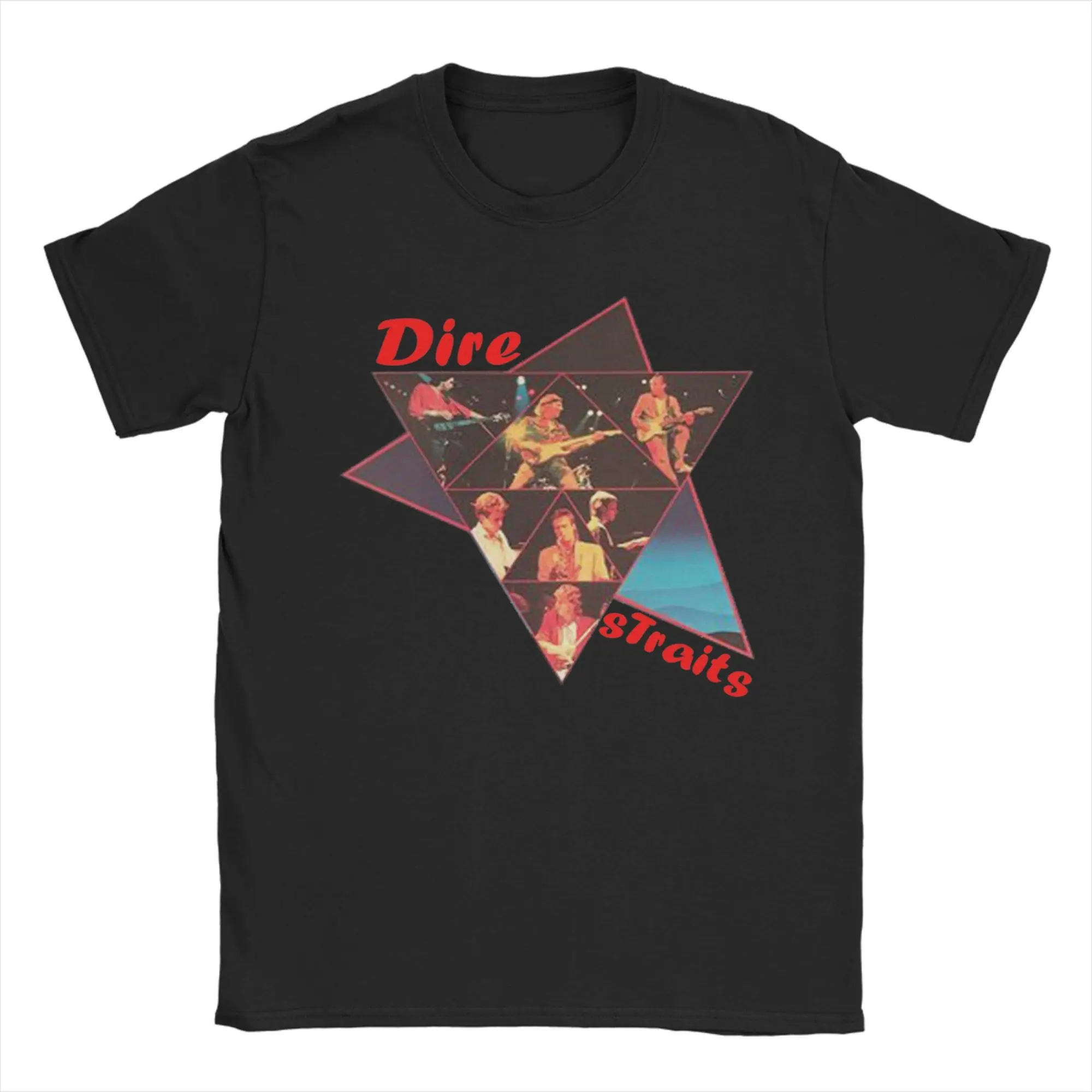 Dire Straits guitarra música regalo para Fan nueva llegada camiseta hombres mujeres Camiseta de algodón puro ropa