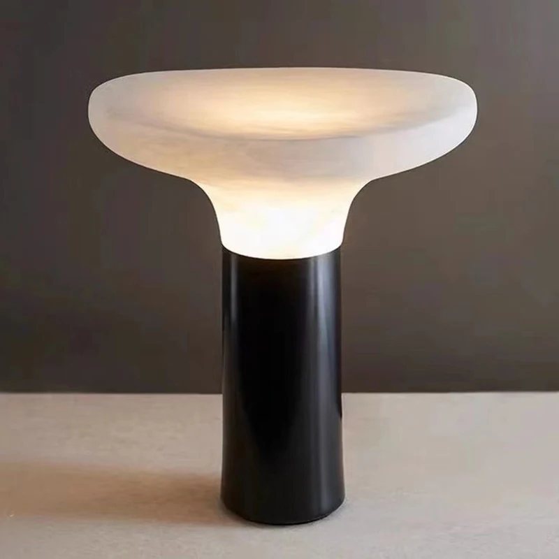 

Scandinavian Designer Marble Marble Table Lamp Modern Simple Hotel Showroom Desk Bedroom Bedside Lamps