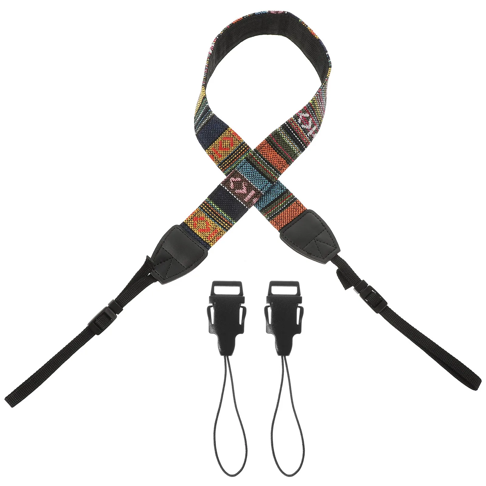 

1Pcs Adjustable Camera Strap Scarf Style Shoulder Sling Belt Soft Durable Material for Outdoor Travel Photography