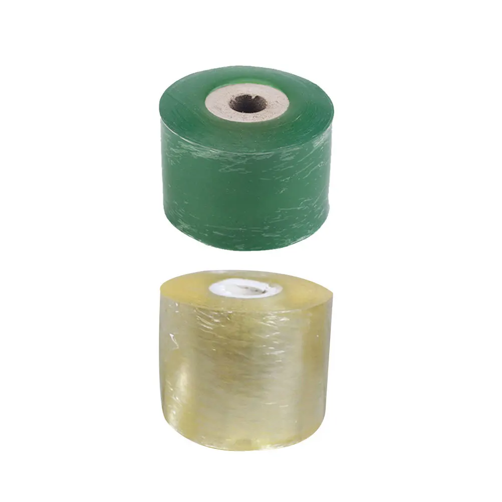 

2 Roll 3Cm Width Colored Pe Grafting Film Stretchable Waterproof Self-Adhesive for Plant Grafting and Budding Pecans Walnuts