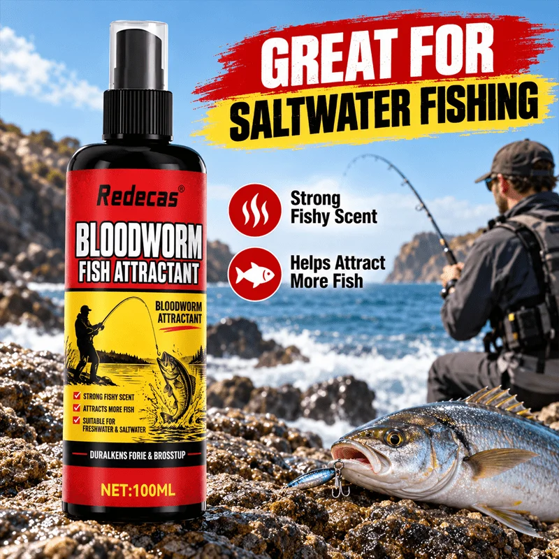 Concentrated Fish Attractant Spray, Bait Additive, Fast Gathering & Better Bites, Universal Fish Attractant, Fresh & Salt Water.