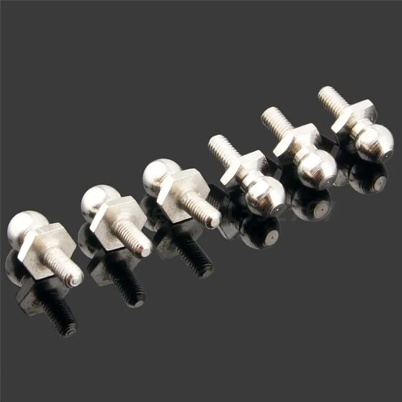 6 Pieces HSP Spare Parts Accesorries 02038 Ball Head Screw Fit RC Car 1/10 4WD Model Buggy Truck