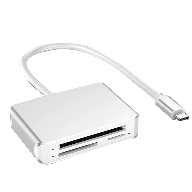 

Устройство для чтения SD-карт, USB C, 5 в 1, Type C, Micro-SD, TF, CF, M2, кардридер емкостью 2T