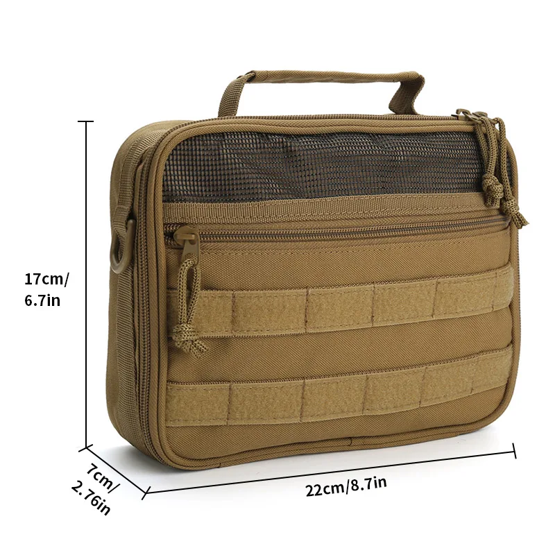 New Multifunctional Tool Bag Molle System Small Nylon Storage Tools Bag Portable Electrician Hardware Bag with Pocket Durable