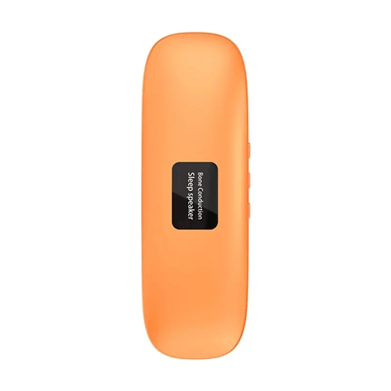 [NEW!】 Mini Bluetooth 5.4 Bone Conduction Pillow Speaker With TF Card Auto-Off Timer LED Display Sleep Aid Sound Box O