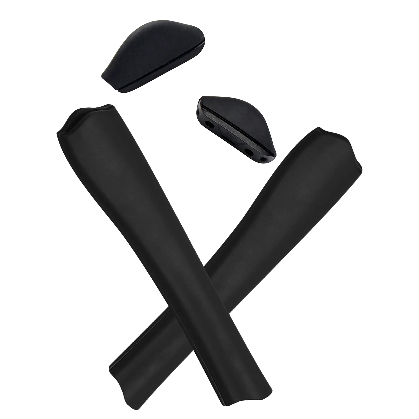 Kit de almohadillas nasales y orejeras de goma de repuesto ezoptix123 para gafas de sol Oakley Pit Bull OO9127 AF (ajuste asiático) OO9161