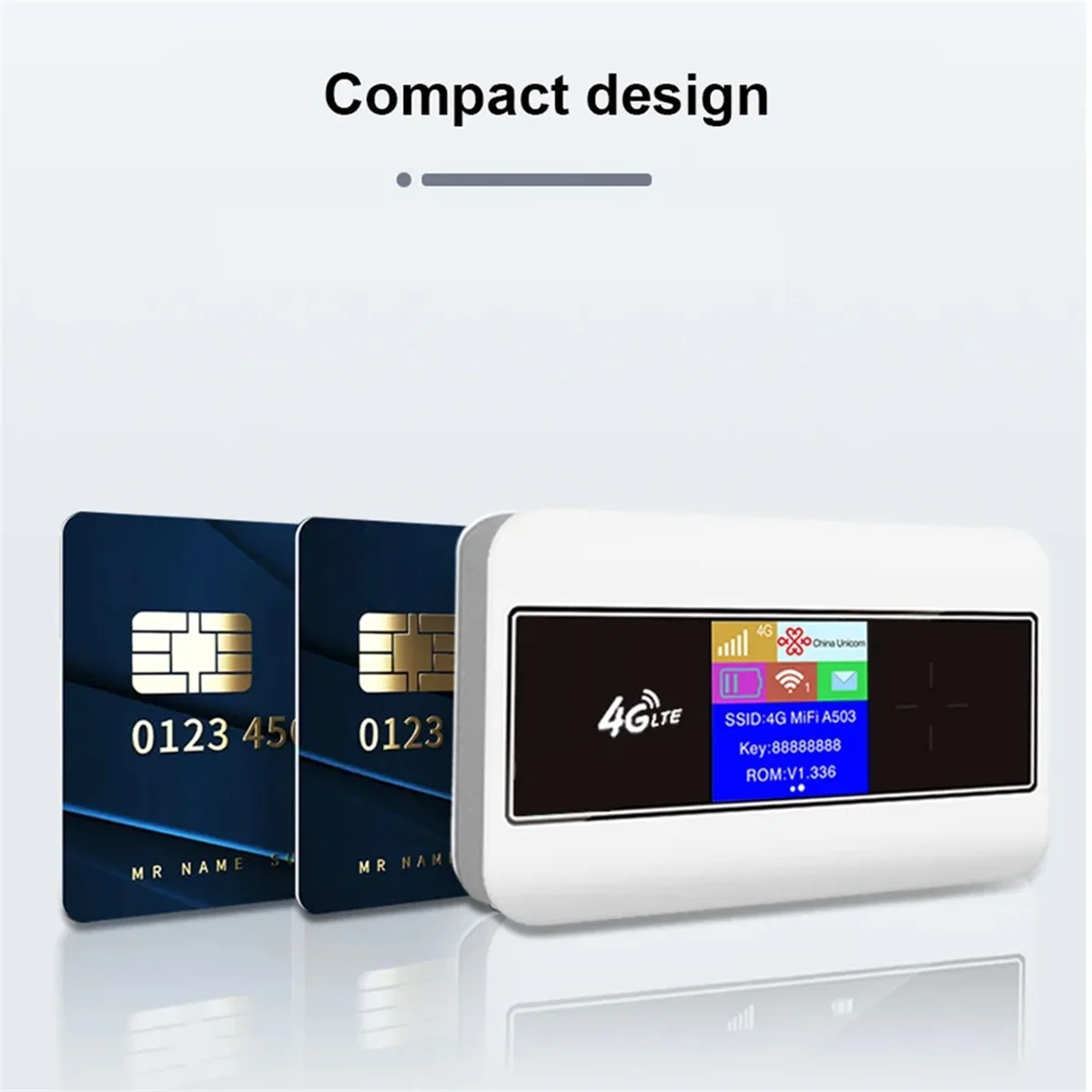 

4G SIM Card Wifi Router Color LCD Display Lte Modem Sim Card Pocket MIFI Hotspot 10 WiFi Users Built-In Battery jasmine