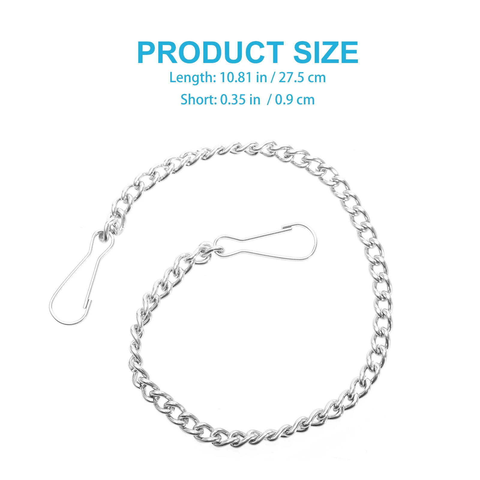 

6Pcs Toilet Baffle Chain Metal Flapper Accessories Easy Install Rustproof Toilet Baffle Replacement Chain