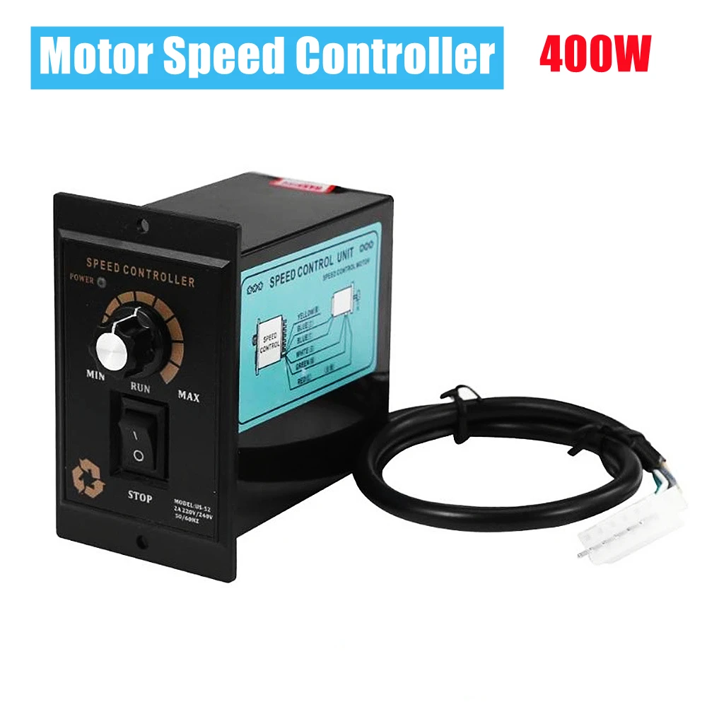 

400W Motor Speed Controller AC 220V Pinpoint Regulator Controller US-52 Forward And Reverse UX Motor Speed Controller