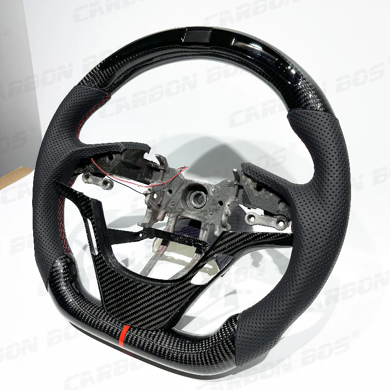 Suitable for Hyundai Genesis Carbon Fiber Steering Wheel Customized with LED