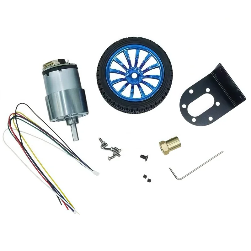 JGB37-520 Micro DC motor with Hall encoder Self-balancing intelligent trolley set Speed regulating motor