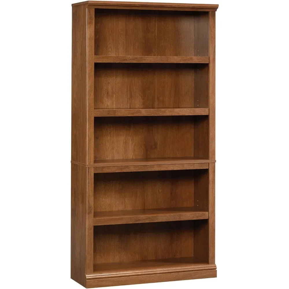 Book Shelf Miscellaneous Storage 5 Split Bookcase/Book Shelf Bookshelf Oiled Oak Finish Librero Locker Shelves Living Room Home