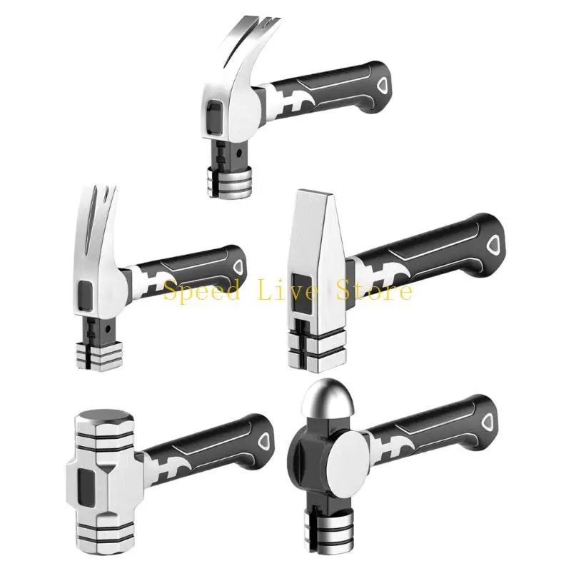 

547C Маленький молоток для ногтей Многофункциональный молоток для авторемонта Профессиональный восьмиугольный молоток с короткой