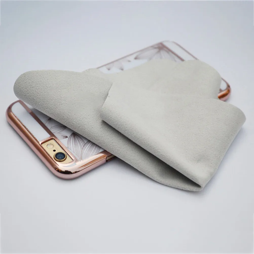 3Pcs Premium Microfiber Cleaning Cloth for Eyeglasses Phone Screens Watches Camera Lenses Dust Oil Smudge Removal Scratch Free view 2