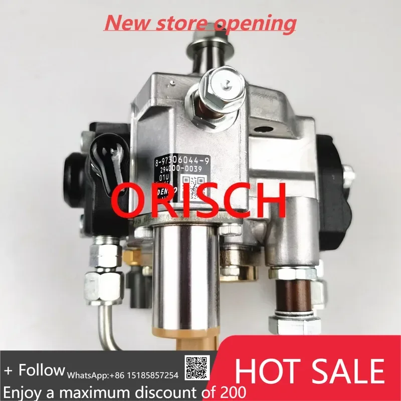 

Genuine and New 4HK1 Fuel Pump 8-97306044-9 8973060449 294000-0039 for ZAX200-3 ZX200 Excavator