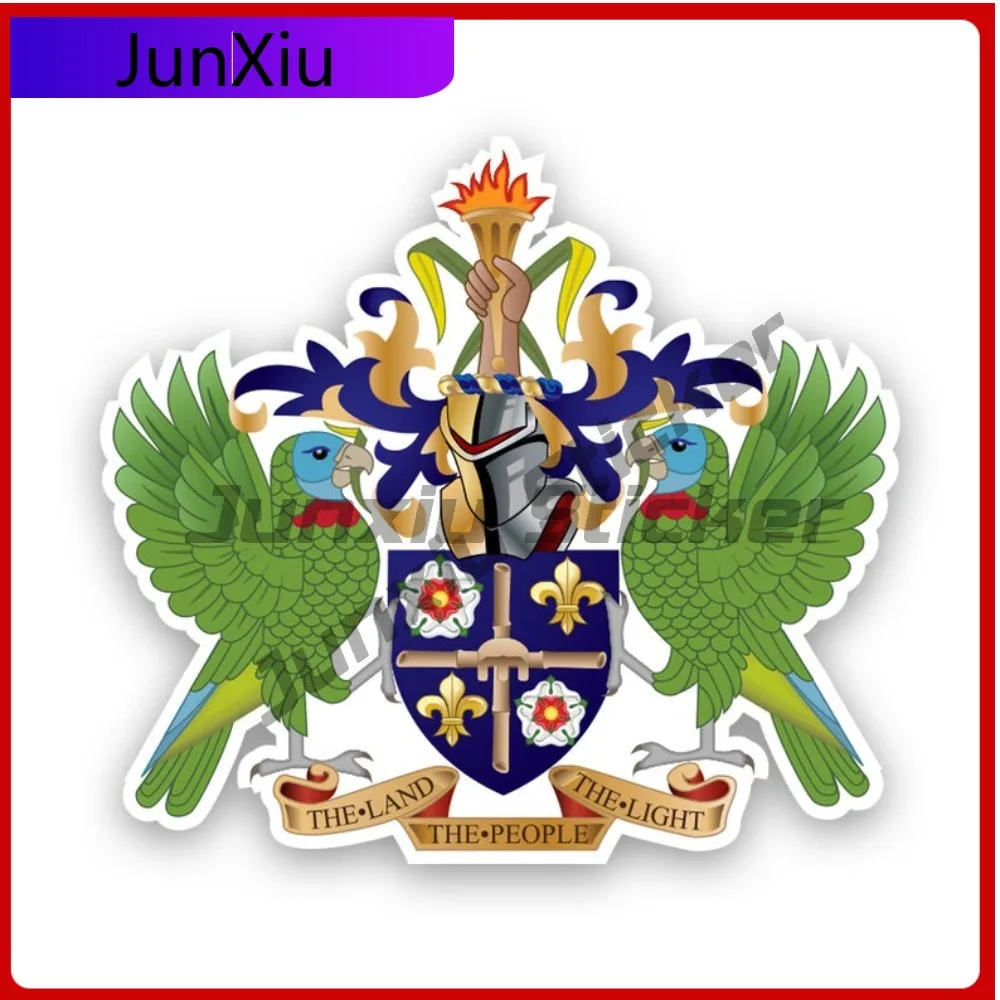 

Saint Lucian Coat Scratch Resistant Fade Resistant Sport For Laptop Truck Car Body No Residue Removable Decoration Cartoon