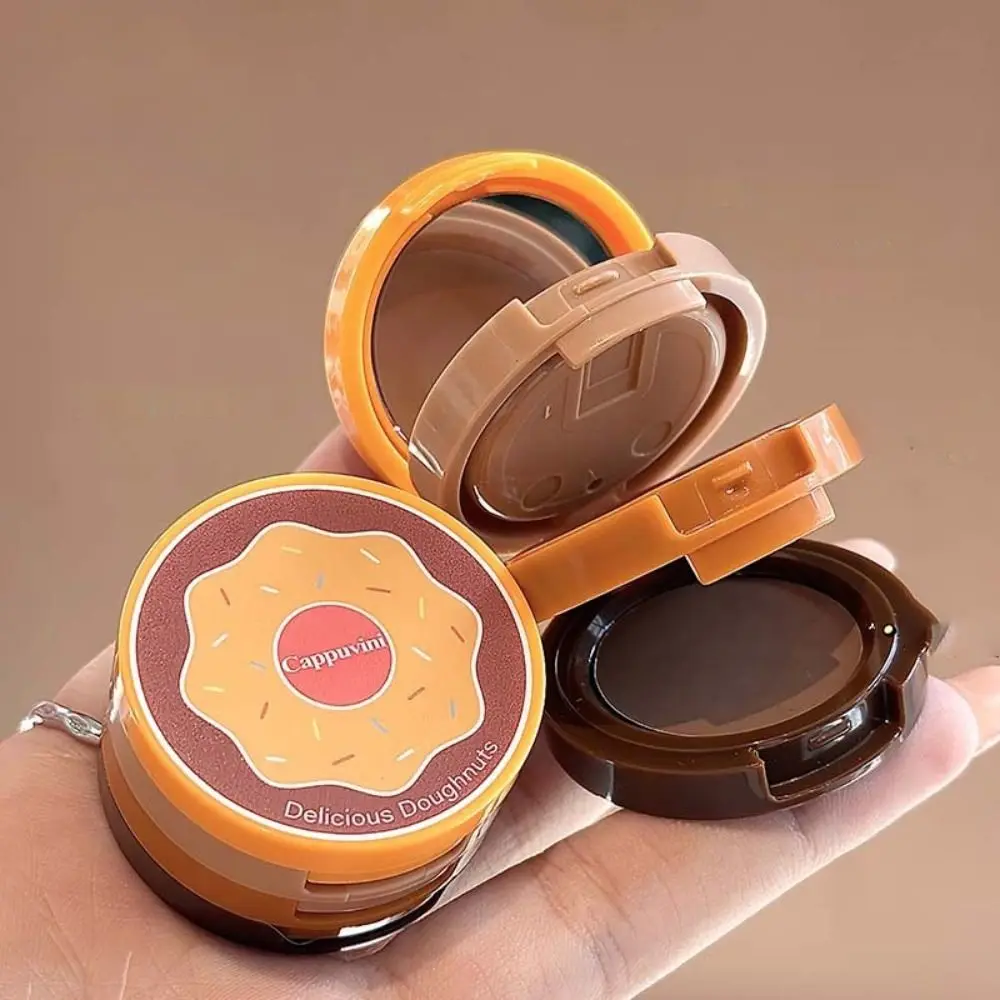 Neue 3-in-1-Lidschatten-Palette, perlmuttartig, glänzend, perlmuttartig, matt, Gesichts-Make-up-Palette, natürliche multifunktionale Rouge-Palette für Damen
